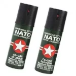 Set 2 spray piper paralizant, iritant, lacrimogen,Nato,60 ml