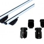 Set bare transversale portbagaj universale aluminiu cu cheie 132cm maxim &reg ALM