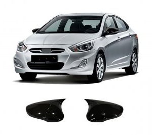 Set capace tip batman compatibil Hyundai Accent Blue cu semnalizare in oglinda 2010-2017 &reg ALM