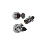 Set fisa + priza remorca 7 pini carcasa metal