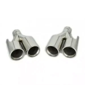 Set ornamente tobe evacuare dubla M-look compatibil cu BMW seria 3 F31