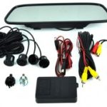 Sistem complet senzori de parcare si camera marsarier cu display oglinda 5&rdquo