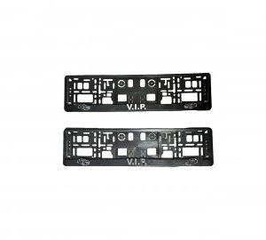 Suporti numar inmatriculare 3D &rdquo VIP&rdquo 2bucati