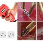 Trusa completa pistol aparat de sudat lipit plastic cu cleme metalice 220V