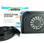 Ventilator aer auto solar