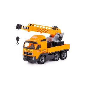 Camion cu macara – Volvo PowerTruck, 72x19x32 cm, Wader