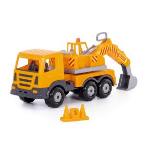 Camion-excavator, 42,5×16,5×24,5 cm, Polesie