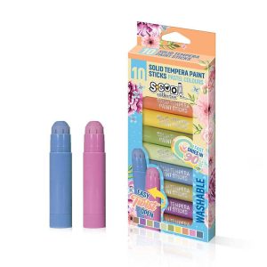 Creioane tempera, culori pastel, 10 cul/set – S-COOL