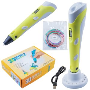 Creion 3D cu accesorii, incarcator USB