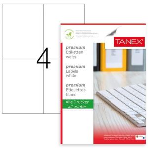 Etichete 105×148.5mm, 4/A4, 100/top – TANEX