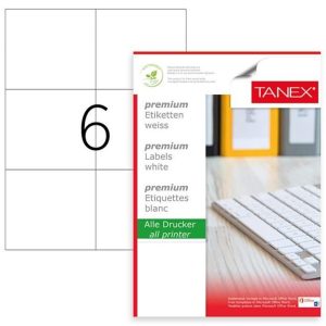 Etichete 105x99mm, 6/A4, 100/top – TANEX