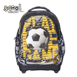Ghiozdan anatomic FOOTBALL, 38x39x19.5 cm – S-COOL