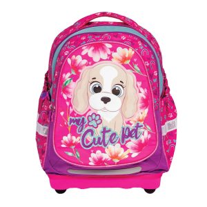 Ghiozdan anatomic MY CUTE PET, 38x39x19,5 cm – YOLLO