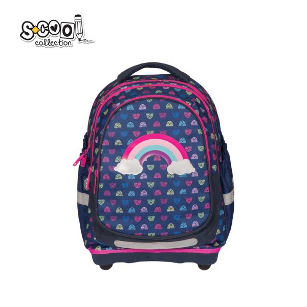 Ghiozdan anatomic RAINBOW, 38x39x19.5 cm – S-COOL