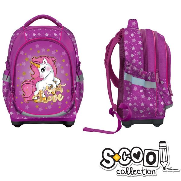 Ghiozdan anatomic UNICORN, 42x34x22cm – S-COOL