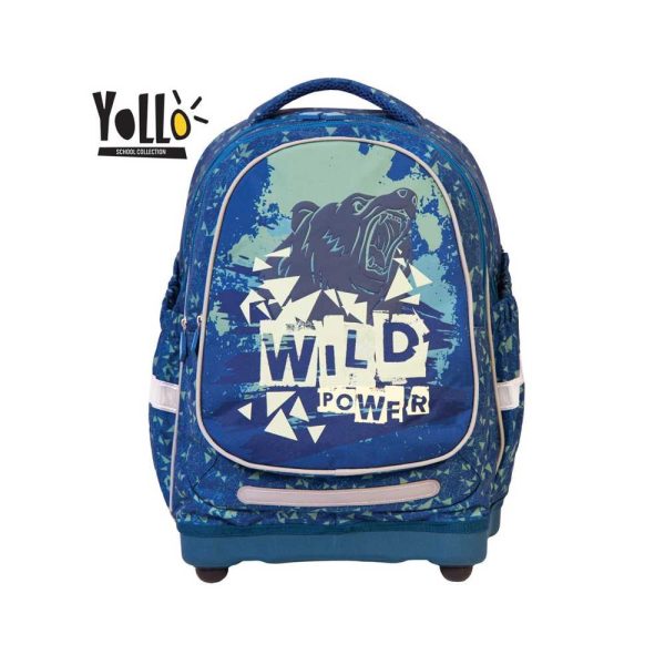 Ghiozdan anatomic WILD POWER, 38 cm – YOLLO