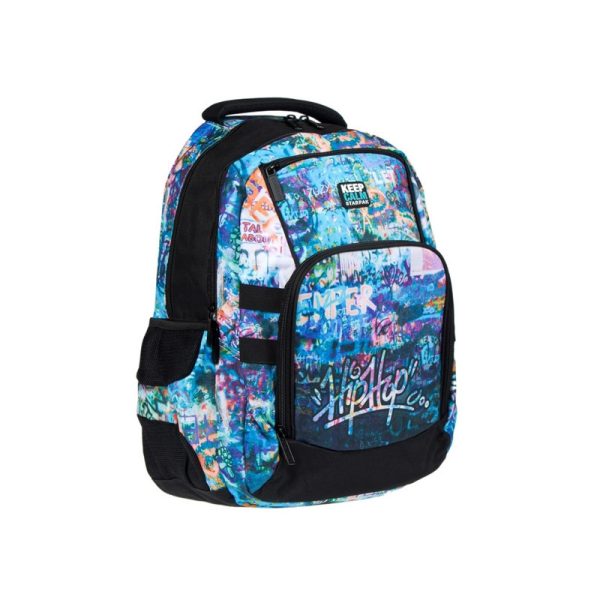 Ghiozdan compartiment laptop Graffiti 46,5×33,5×25 cm – STARPA