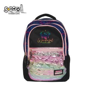 Ghiozdan compartiment laptop, SUPERPACK, 46x32x15 cm – S-COOL
