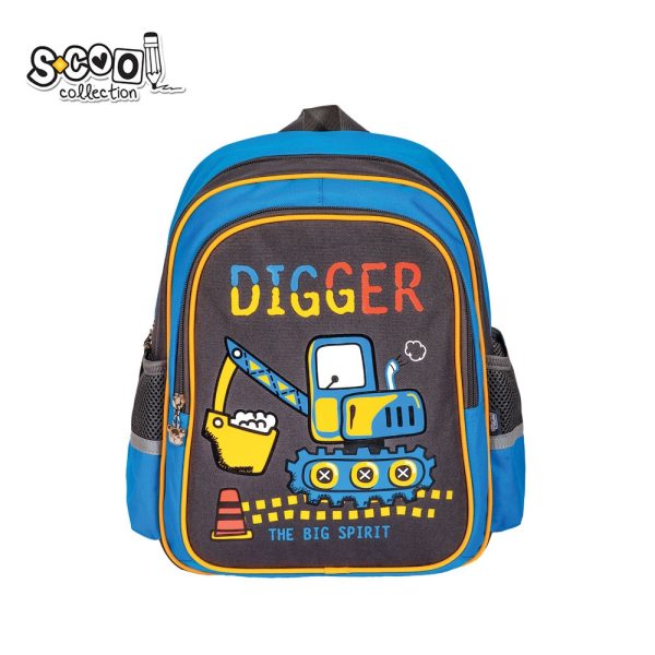 Ghiozdan gradinita DIGGER, 33x27x15 cm – S-COOL