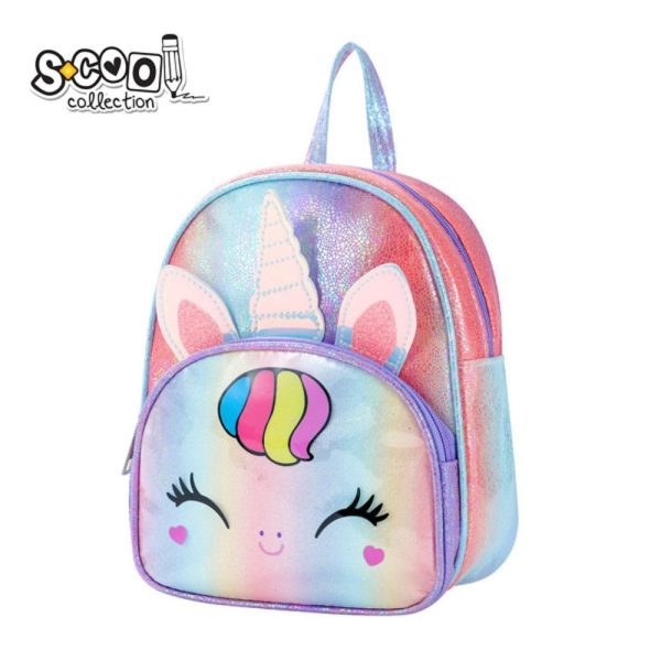 Ghiozdan gradinita GLITTER UNICORN, 25x32x11 cm – S-COOL