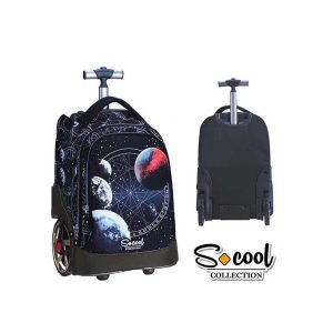 Ghiozdan trolley compartiment laptop, RED PLANET – S-COOL