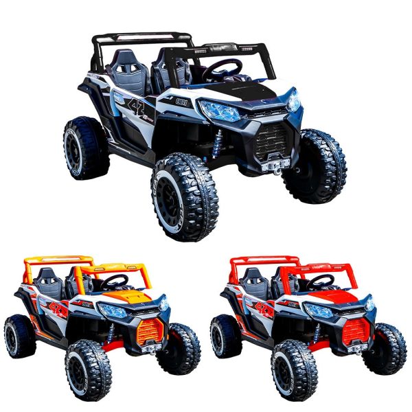 Jeep cu acumulator, 2 motoare, 12V, 7A