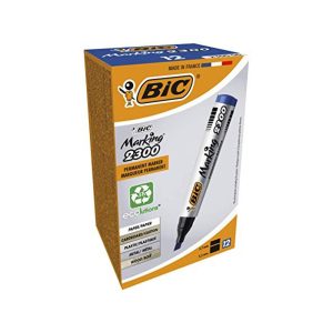 Marker permanent 2300 albastru 12/cutie – BIC