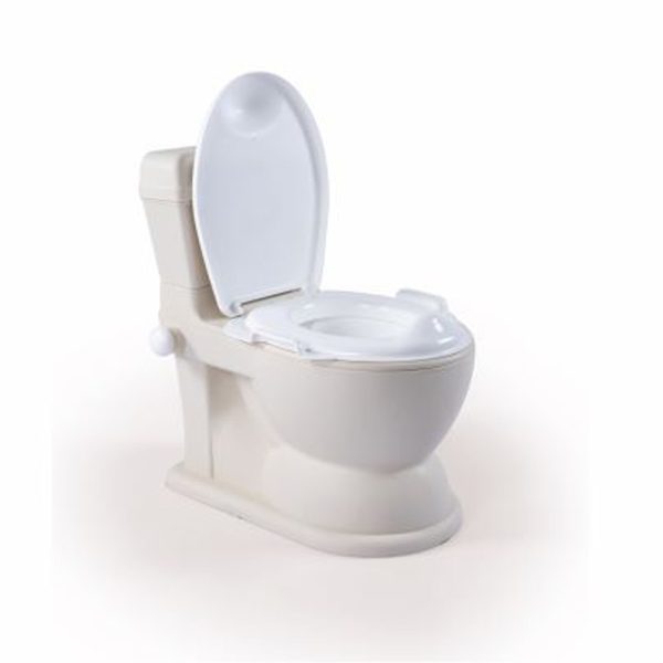 Olita tip WC, cu sunet, XL, 2 in 1, Bej – DOLU
