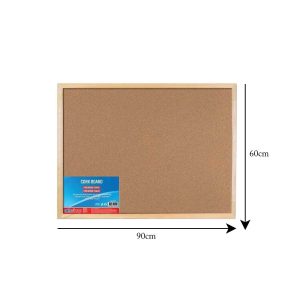 Panou pluta, rama lemn, 60×90 cm – OFFISHOP