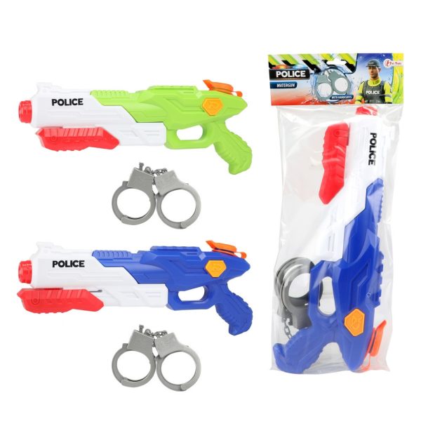 Pistol apa, 40 cm, cu catuse, Police – Toi-Toys