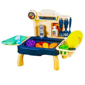 Play set bucatarie, cu baterii, 24 piese, 40.5×21.5×28 cm