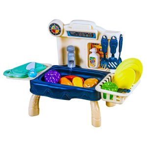 Play set bucatarie, cu baterii, 36 piese, 40.5×21.5×28 cm
