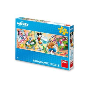 Puzzle 150 piese, panoramic, Micky – DINO TOYS