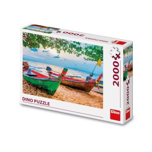 Puzzle 2000 piese, Barcile pescarilor – DINO TOYS