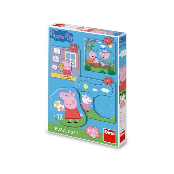 Puzzle 3 in 1, Peppa Pig – DINO TOYS