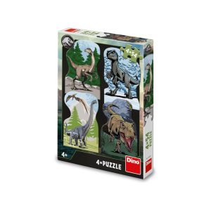 Puzzle 4×54 piese, Jurassic World – DINO TOYS