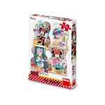 Puzzle 4×54 piese, Minnie si Daisy – DINO TOYS