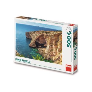 Puzzle 500 piese, Plaja din Malta – DINO TOYS