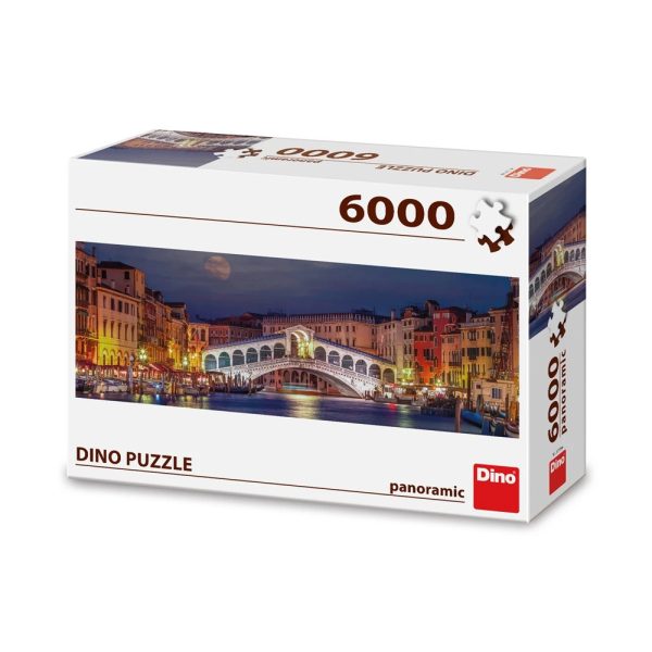 Puzzle 6000 piese, Podul Rialto – DINO TOYS
