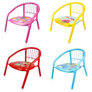 Scaunel din metal pentru copii, 35×25 cm