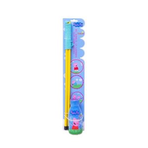 Set bagheta 50cm + solutie pentru baloane de sapun, 250ml, Peppa Pig – TUBAN