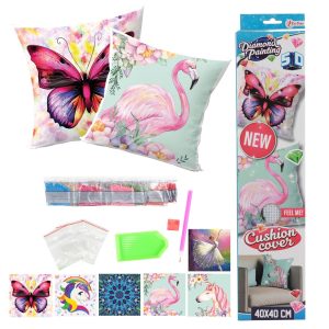 Set creatie cu diamante, fata de perna, 40×40 cm – Toi-Toys