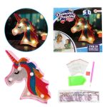 Set creatie cu diamante, lampa unicorn – Toi-Toys