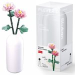 Set de Constructie Flowers, 224 piese, Bujor – Sluban