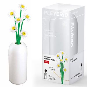 Set de Constructie Flowers, 255 piese, Margareta – Sluban