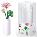 Set de Constructie Flowers, 258 piese, Lotus – Sluban