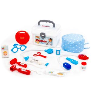 Set doctor in gentuta, 15 piese, 21.1×17.5×15.5 cm, Polesie