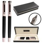 Set pix + stilou roz, etui negru – NEBO