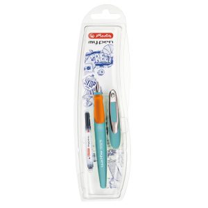 Stilou My.Pen penita M turcoaz/orange – blister