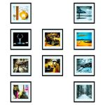 Tablou plastic + sticla, 33×33 cm